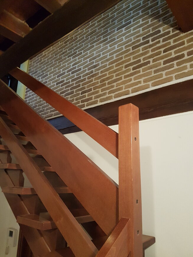 Scala in villa storica a Parma 